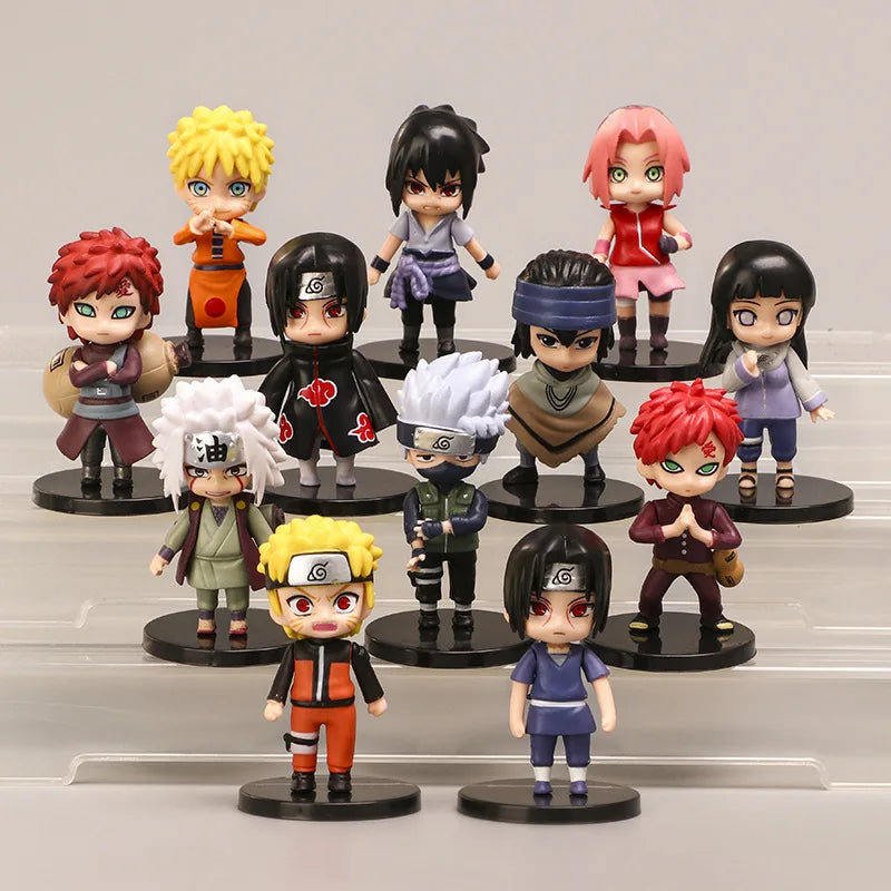 Naruto Shippuden 12Pcs PVC Figurine Set-0