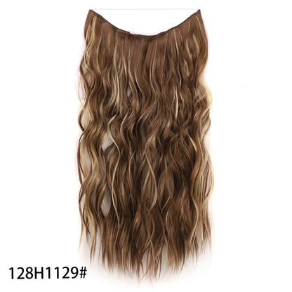 Synthetic Invisible Wire Hair Extensions 20 Inch-20
