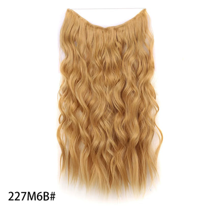 Synthetic Invisible Wire Hair Extensions 20 Inch-23