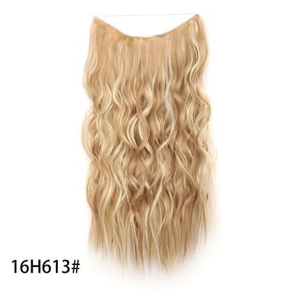 Synthetic Invisible Wire Hair Extensions 20 Inch-19