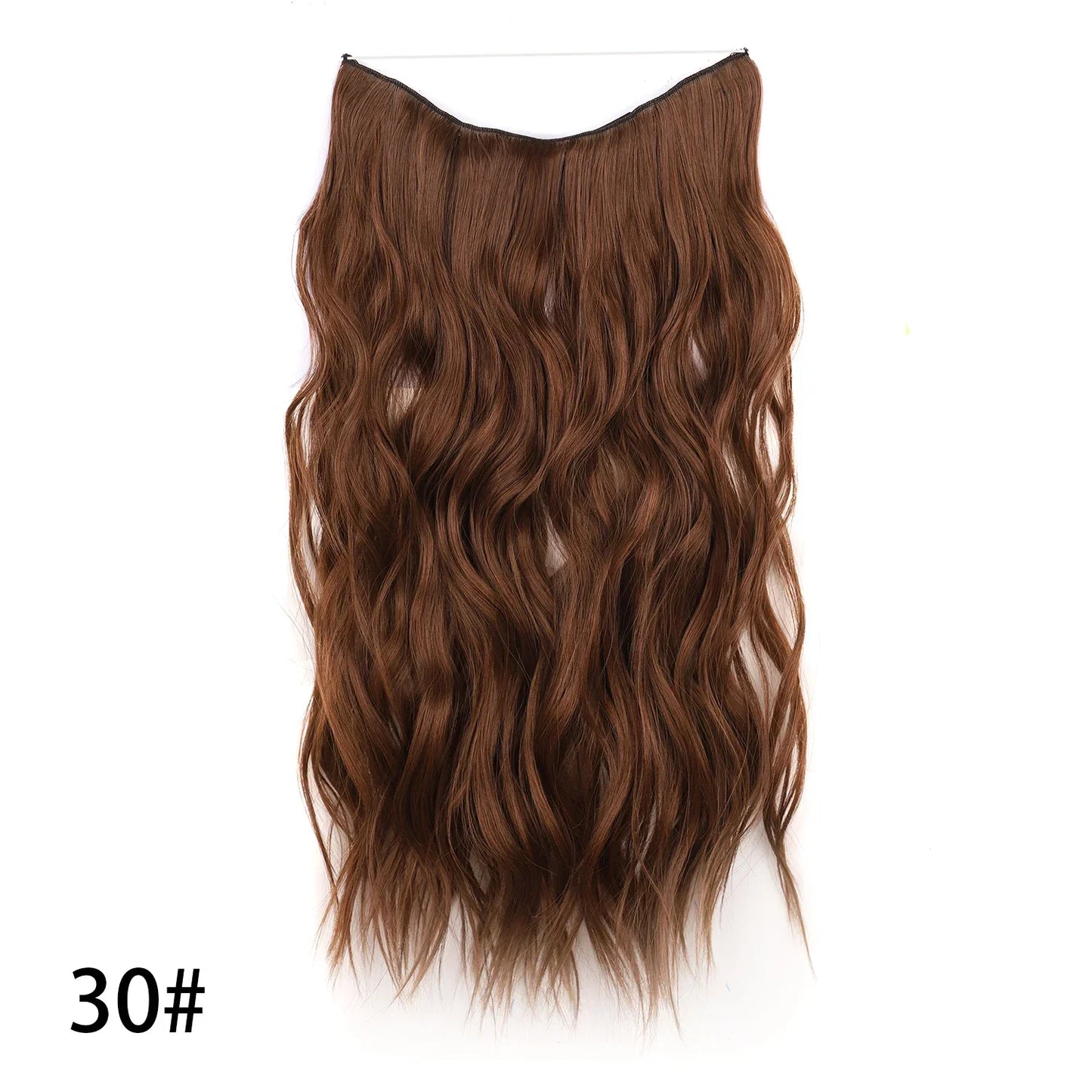 Synthetic Invisible Wire Hair Extensions 20 Inch-18