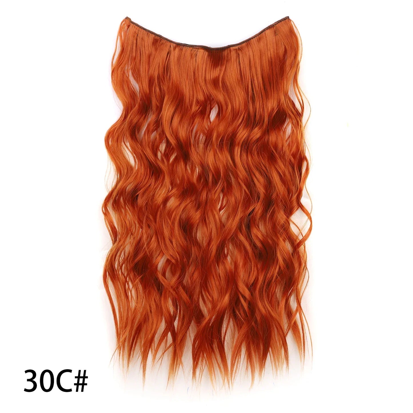 Synthetic Invisible Wire Hair Extensions 20 Inch-14