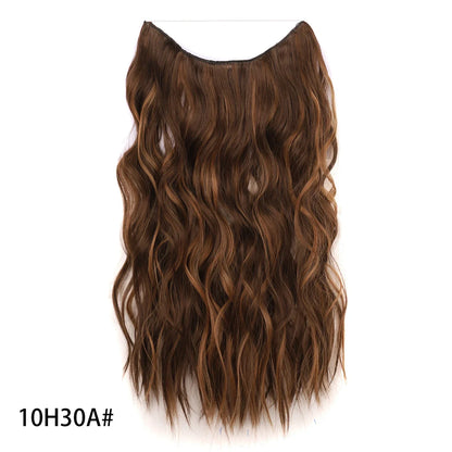Synthetic Invisible Wire Hair Extensions 20 Inch-16
