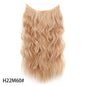 Synthetic Invisible Wire Hair Extensions 20 Inch-5