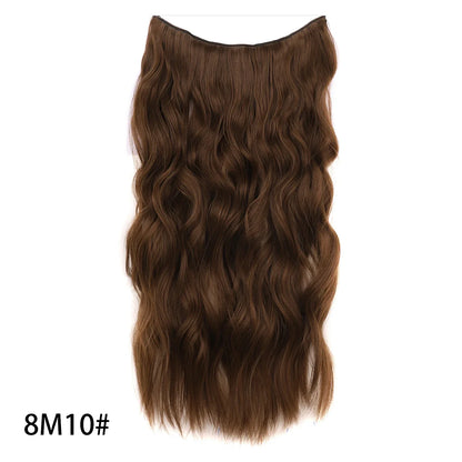 Synthetic Invisible Wire Hair Extensions 20 Inch-22