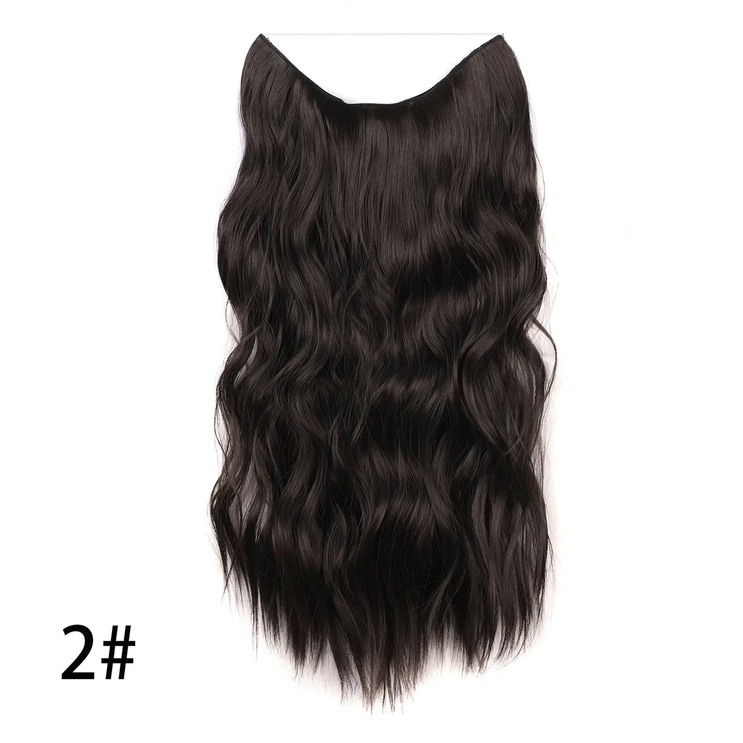 Synthetic Invisible Wire Hair Extensions 20 Inch-9