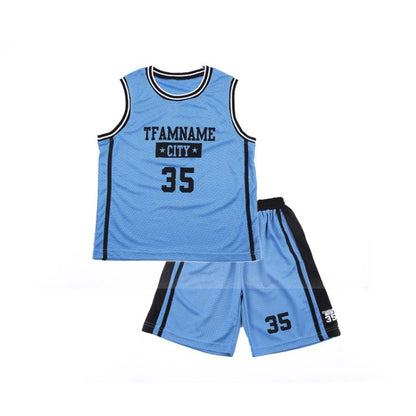 Sleeveless Two-piece Suit Quick-drying Children Older Boy Polo Shirt Suit